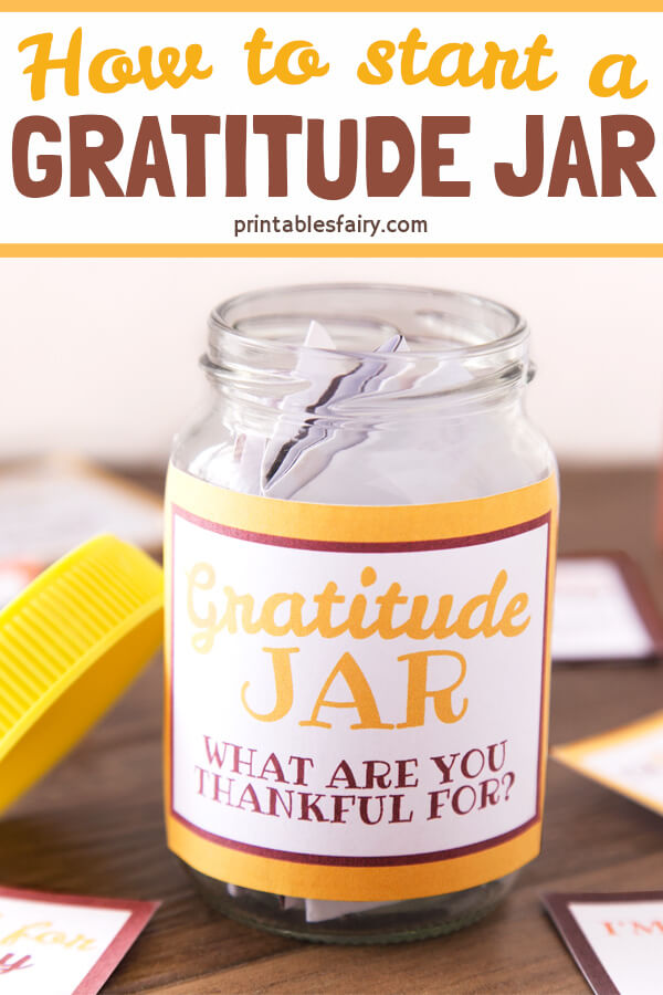 How to start a Gratitude Jar