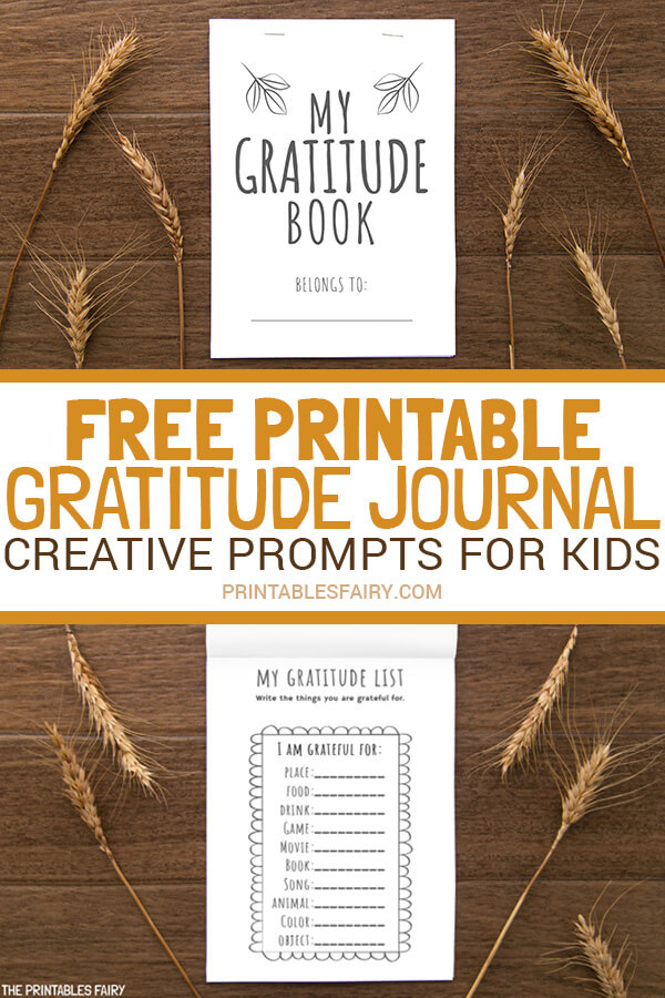 Gratitude Journal Printable Template