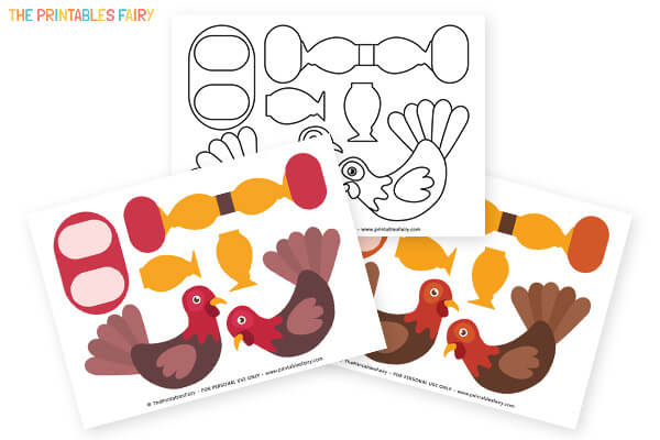 Paper Turkey Templates