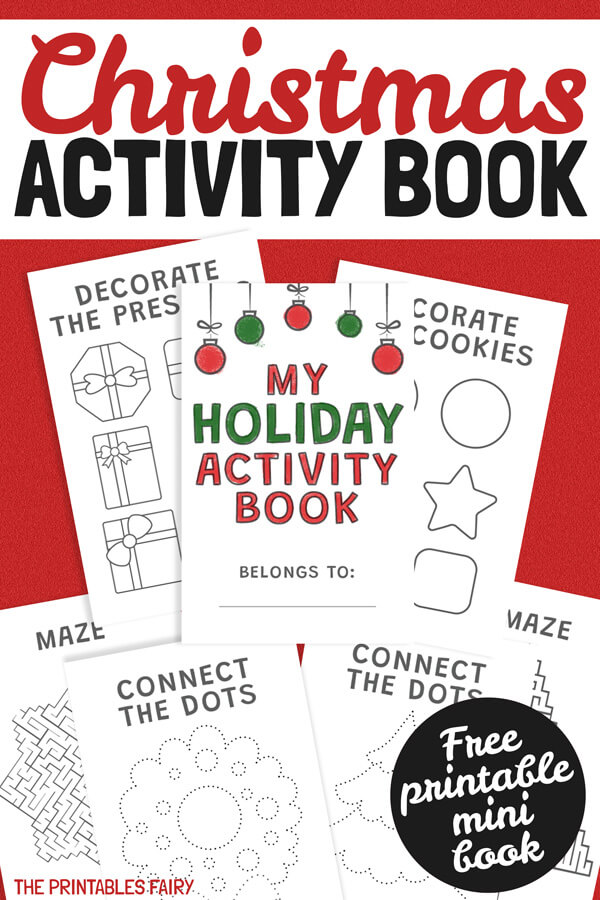 Christmas Activity Book {Free Printable} The Printables Fairy