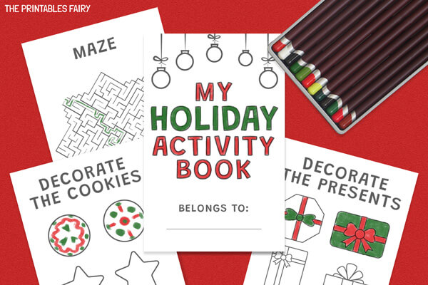Christmas Activity Book Free Printable The Printables Fairy