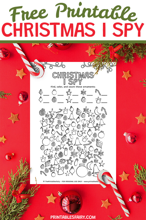 Free Printable Christmas I Spy