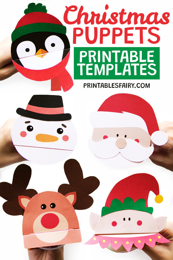 Printable Christmas Puppets