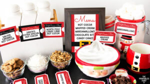 Hot Cocoa Bar {Free Printables} - The Printables Fairy