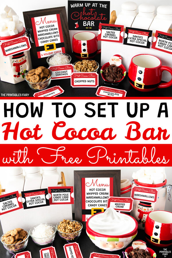 Hot Cocoa Bar Free Printables The Printables Fairy Hot Cocoa Bar Free Printables The Printables Fairy