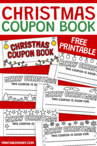 Free Printable Christmas Coupons - The Printables Fairy