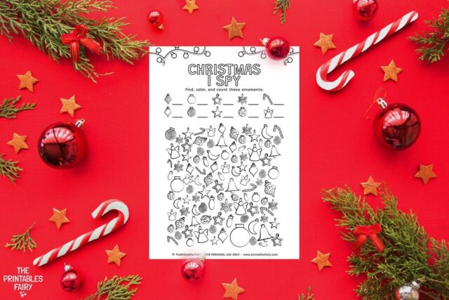 Christmas I Spy {Free Printable} - The Printables Fairy