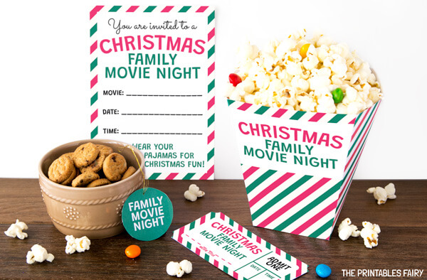 2020 Christmas Movie Checklist - Designed Simple