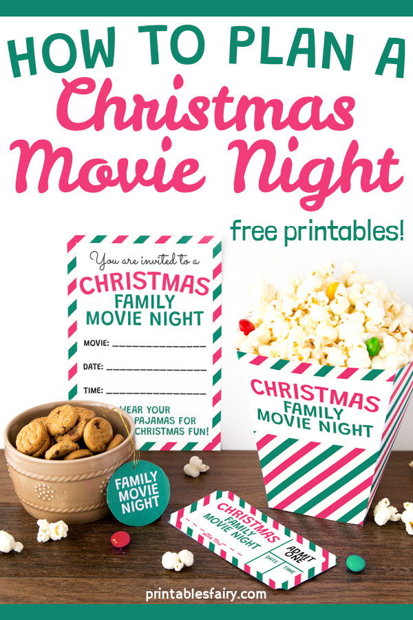 Free Printable Movie Night Tickets Movie Party Invitations Movie Night 