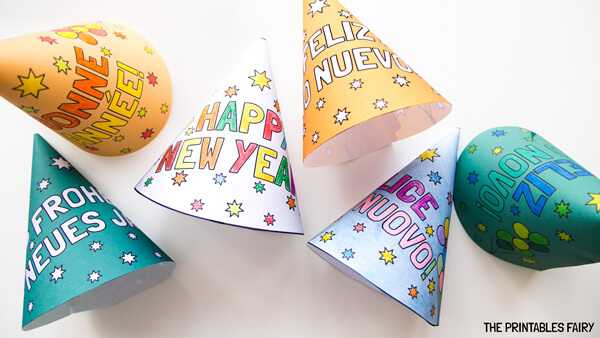 DIY New Year Party Hats