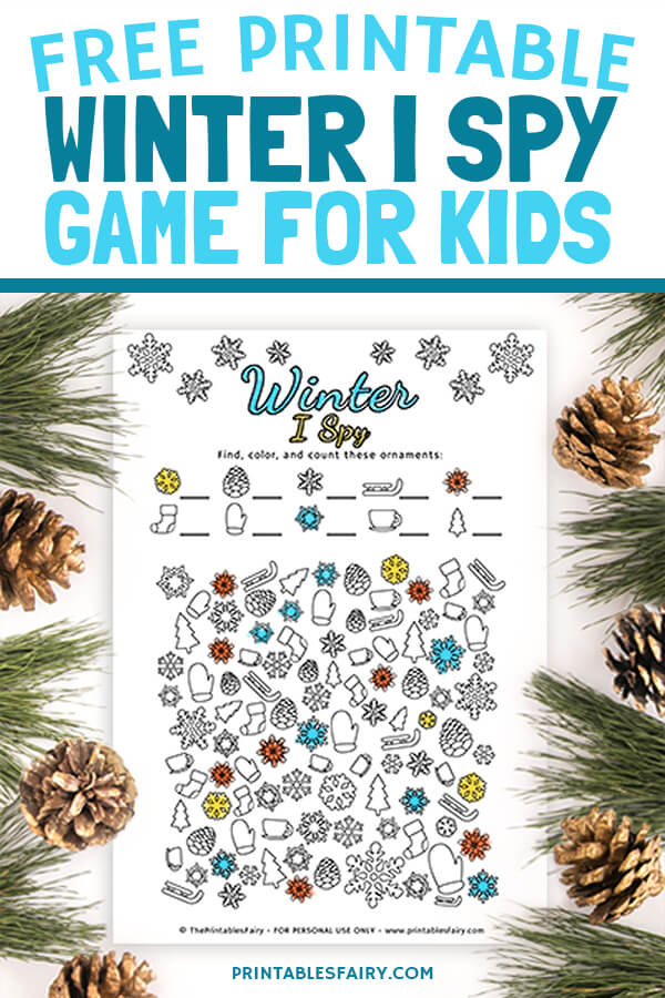 Winter I Spy [Free Printable] - The Printables Fairy