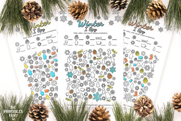 Free Printable Winter I Spy