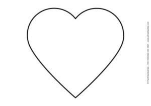 Free Printable Heart Templates - The Printables Fairy