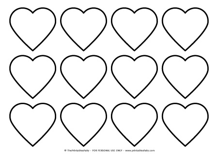 free printable heart templates the printables fairy