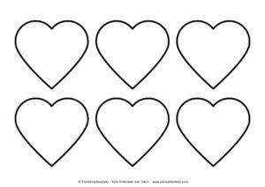 Free Printable Heart Templates - The Printables Fairy