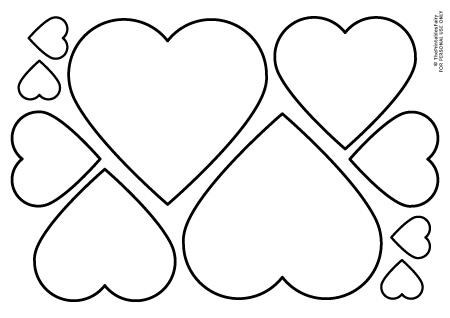 15+ Heart Template Printables - Free Heart Stencils and Patterns