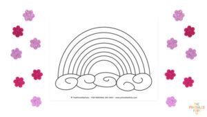 Free Printable Rainbow Templates - The Printables Fairy
