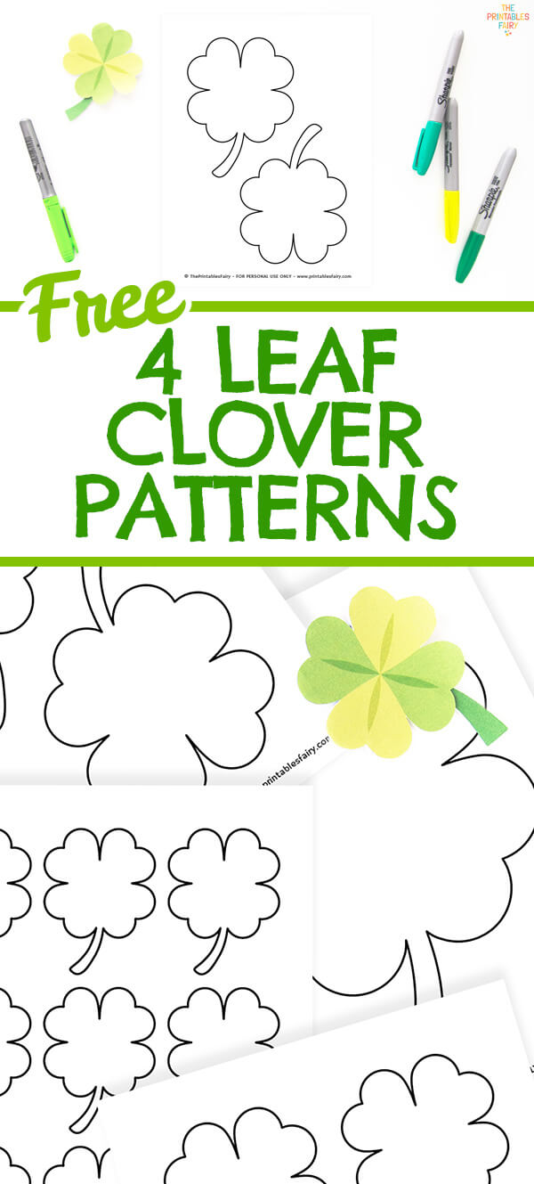 Four Leaf Clover Template Pdf