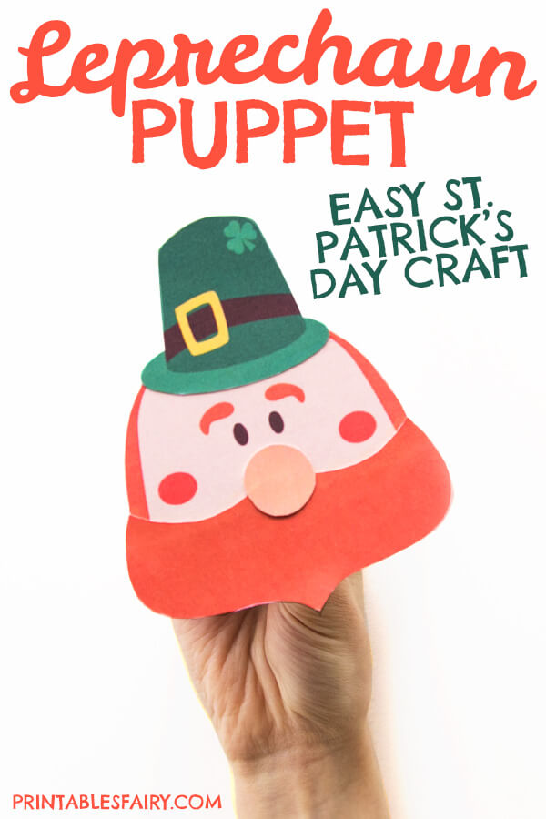 St. Patrick's Day Leprechaun Puppet