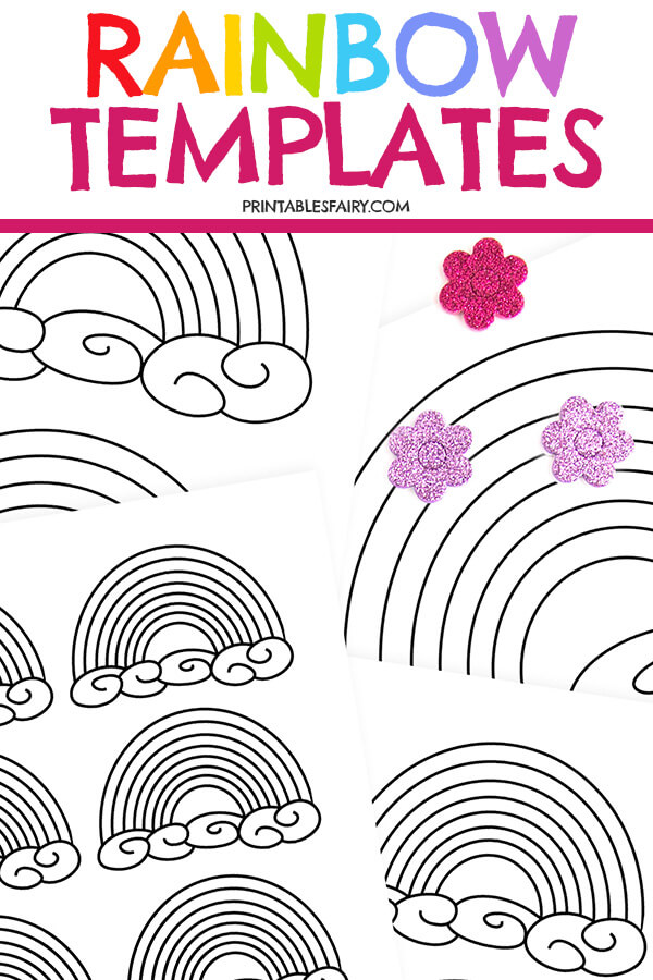 Free Printable Rainbow Templates