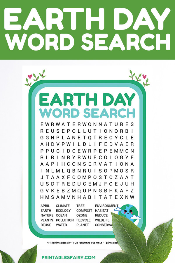 Earth Day Word Search