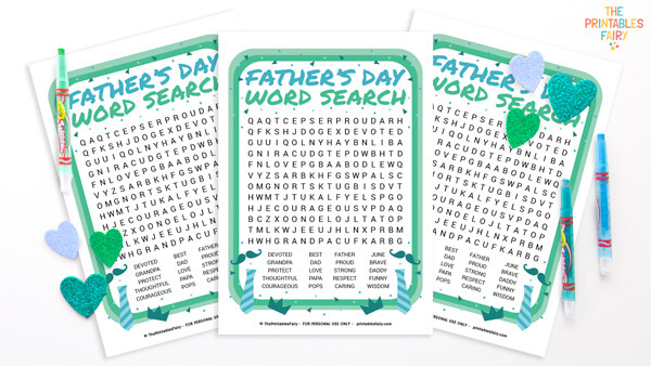 Father's Day Word Search