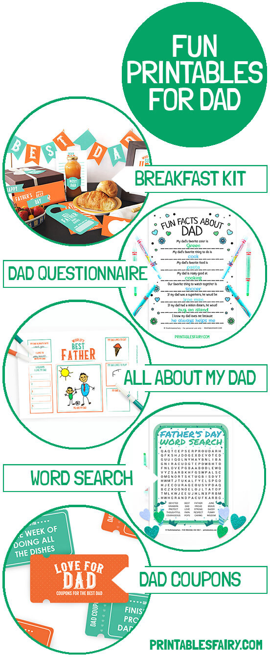 Fun Printables for Fathers