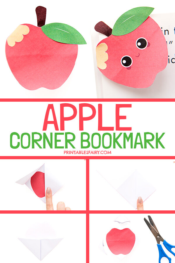 DIY Apple Bookmark Corner