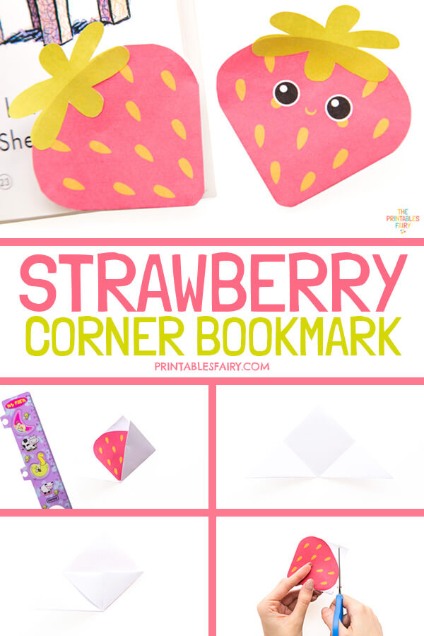 How to make a Strawberry Corner Bookmark