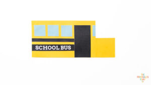 School Bus Shape Craft - The Printables Fairy