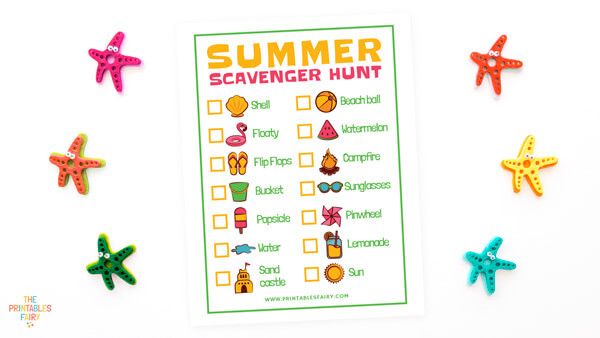 Summer Scavenger Hunt for Kids