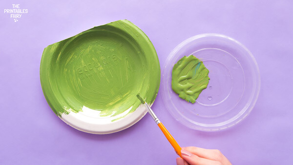 Paint the paper plate