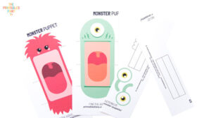 Printable Monster Puppets - The Printables Fairy