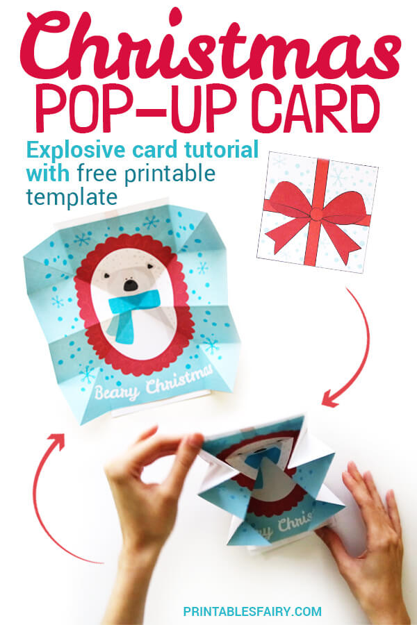 How to make a Christmas pop-up card