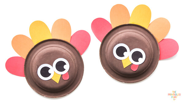 Paper Plate Turkey Craft