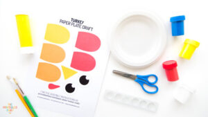 Paper Plate Turkey Craft - The Printables Fairy