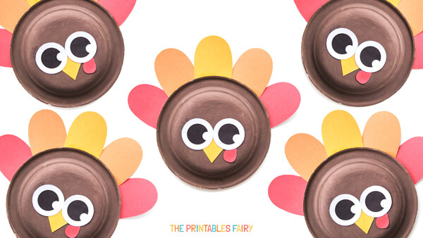 Paper Plate Turkey Crafts