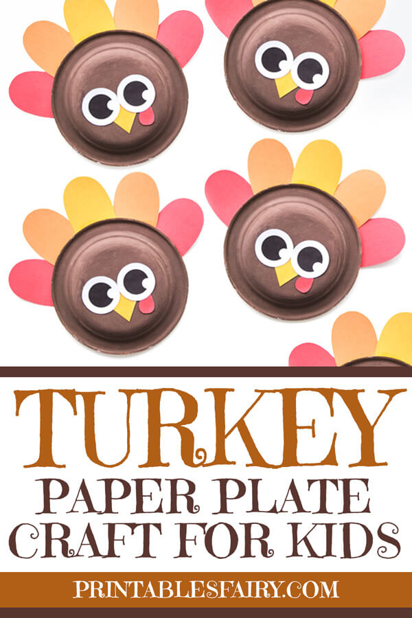 Turkey Paper Plate Craft For Kids