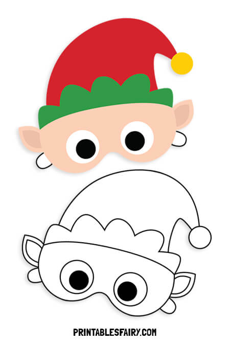 Elf Mask Printable