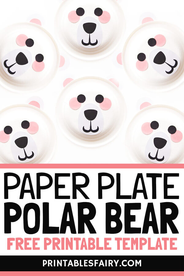 Easy Polar Bear Arctic Craft Paper Plate Perfect For Preschoolers