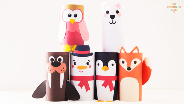 Arctic Animal Crafts for Kids - Forgetful Momma