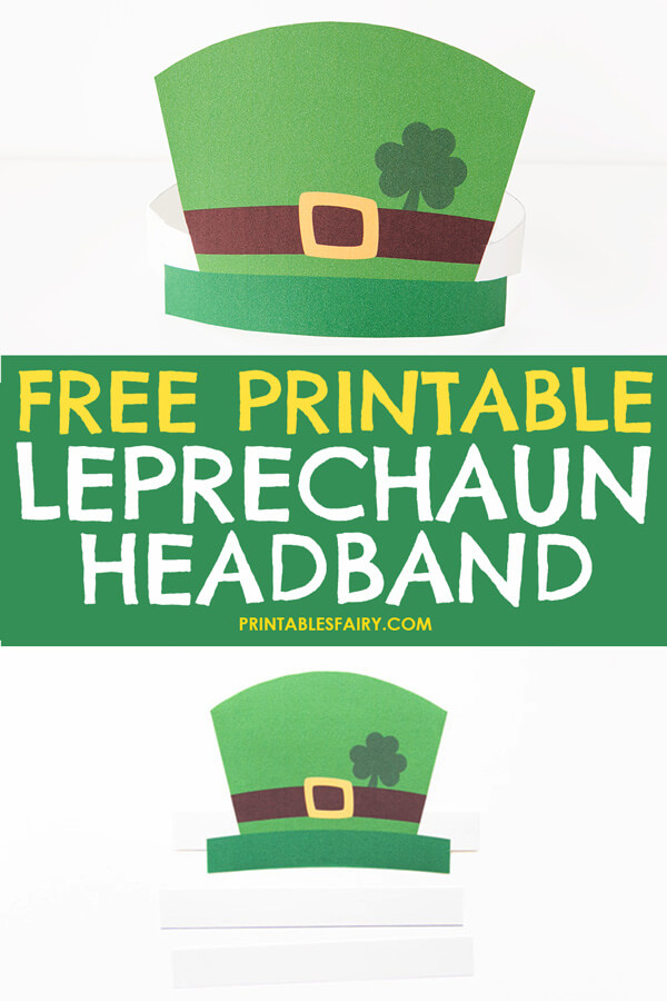 Free printable leprechaun hat