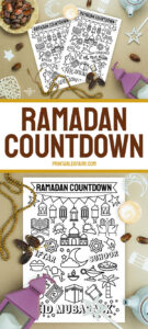 Printable Ramadan Countdown Calendar - The Printables Fairy