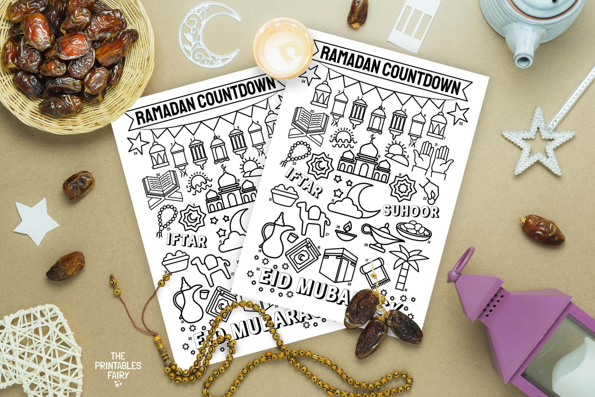 Printable Ramadan Countdown Calendar