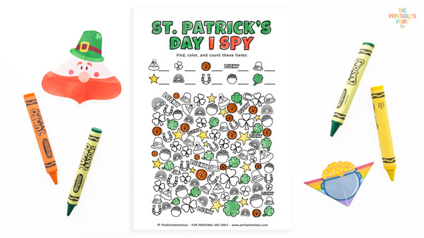 St. Patrick’s Day I Spy Game