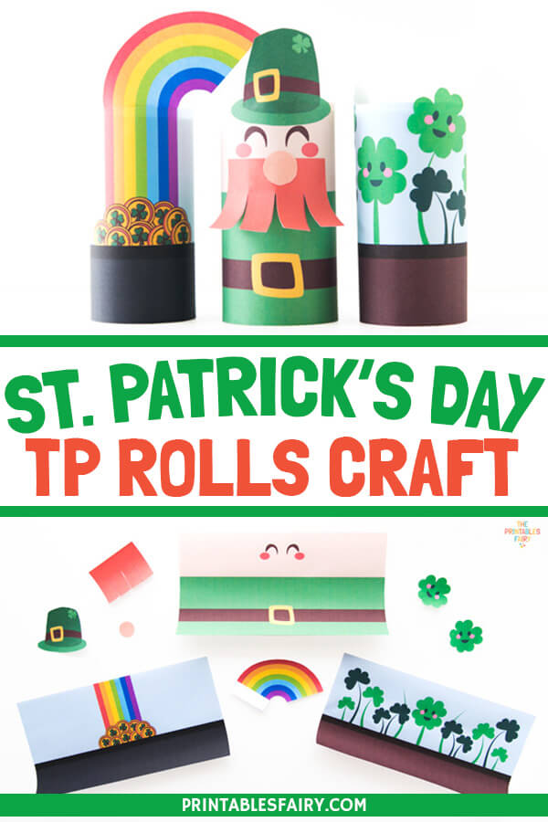 St. Patrick's Day Toilet Paper Tubes Craft