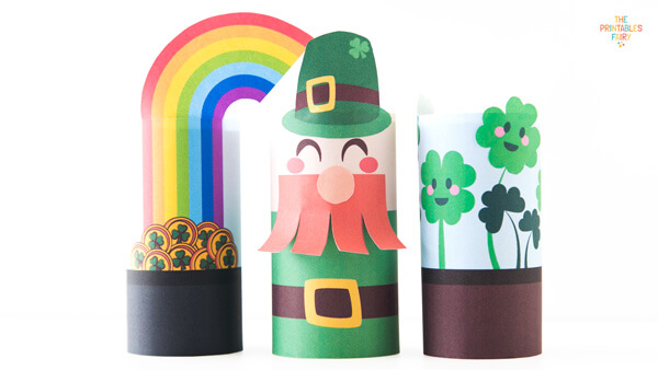 St. Patrick’s Day Toilet Paper Roll Crafts