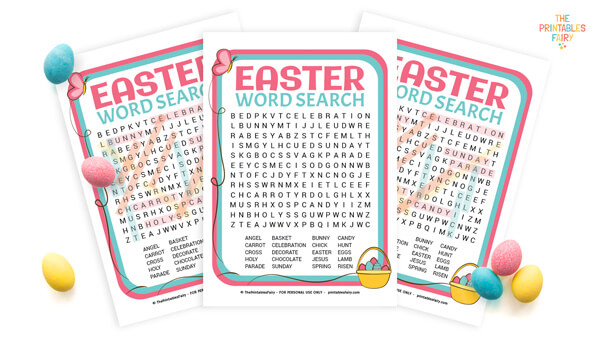 Easter Word Search Puzzle