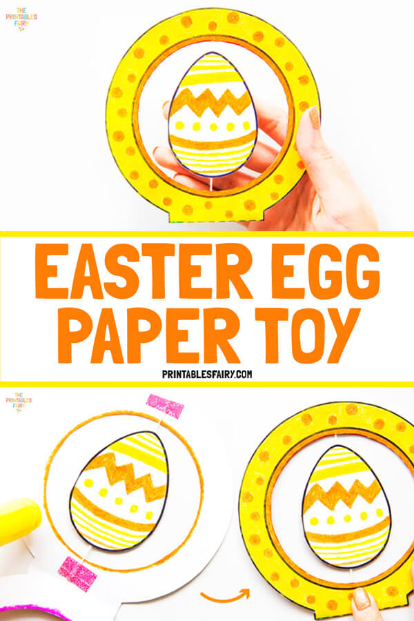 Easter Egg Paper Toy