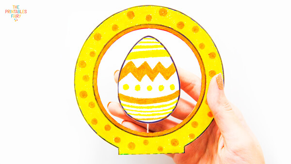Printable Easter Egg Paper Toy
